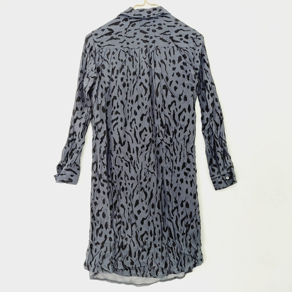 Rails Alix Cheetah Print Button Down Belted Midi Dress P2853 - Picture 6 of 8